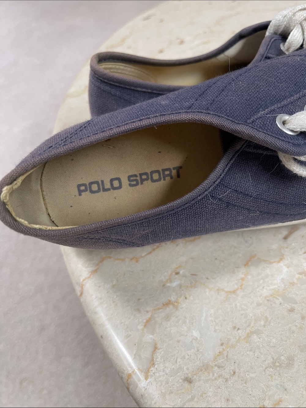 Polo by Ralph Lauren women’s Canvas Sneakers in Charcoal